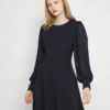 Wal G Kat Sleeve Dress - Jurk - Navy Blue
