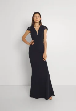 Wal G Sammy Maxi Dress - Jerseyjurk - Navy Blue