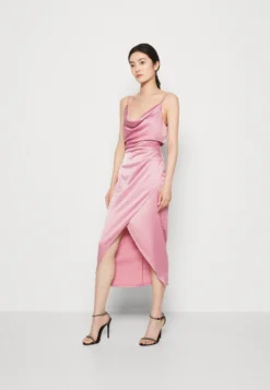 Wal G Milly Tulip Skirt Midi - Cocktailjurk - Mauve