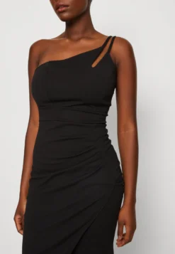 Wal G Valencia Cut Out One Shoulder Midi Dress - Jerseyjurk - Black -Wal G Verkoopwinkel bdee772821da4393830783f519d9bf4c scaled
