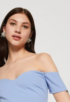 Wal G Rish Off Shoulder Maxi - Jerseyjurk - Powder Blue -Wal G Verkoopwinkel bf612901dbec459db85098d596ce5ba5 scaled