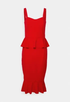 Jace Peplum Dress - Jerseyjurk - Red -Wal G Verkoopwinkel c1d44a9d4fba4ae8881b81c51bfadc05 scaled