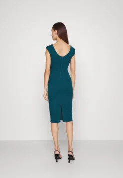 Wal G Nora Midi Dress - Jerseyjurk - Dark Teal Blue -Wal G Verkoopwinkel c36a0f2d61284a6e9e6a2c22dd36ead9 scaled