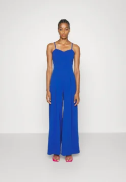 Havana Sweetheart Neck Jumpsuit - Jumpsuit - Electric Blue