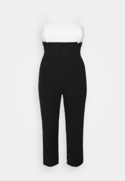 Curve Maxine- Jumpsuit - Black/White