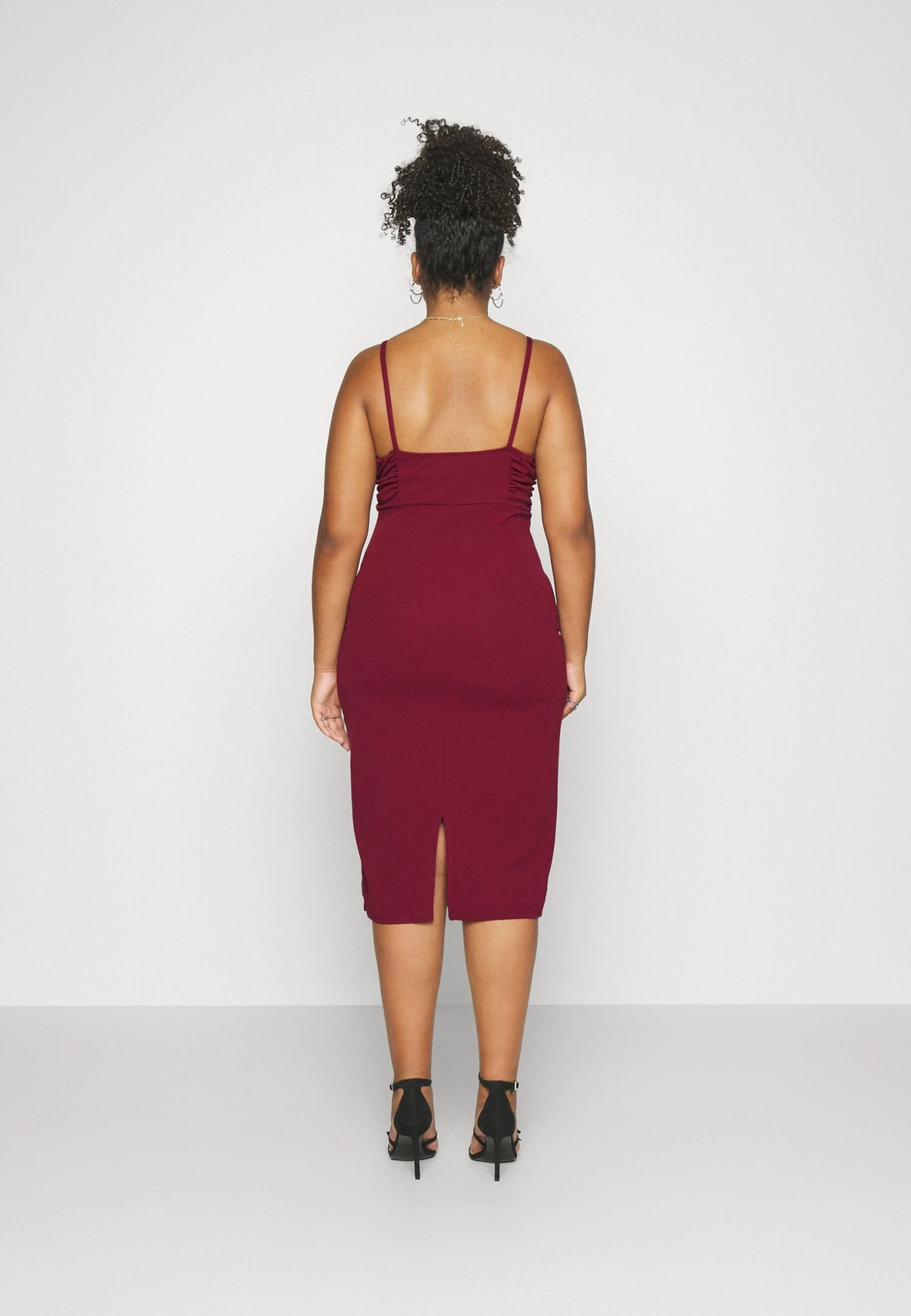 Curve Dolly Midi - Cocktailjurk - Wine 3 Curve Dolly Midi - Cocktailjurk - Wine - Afbeelding 3