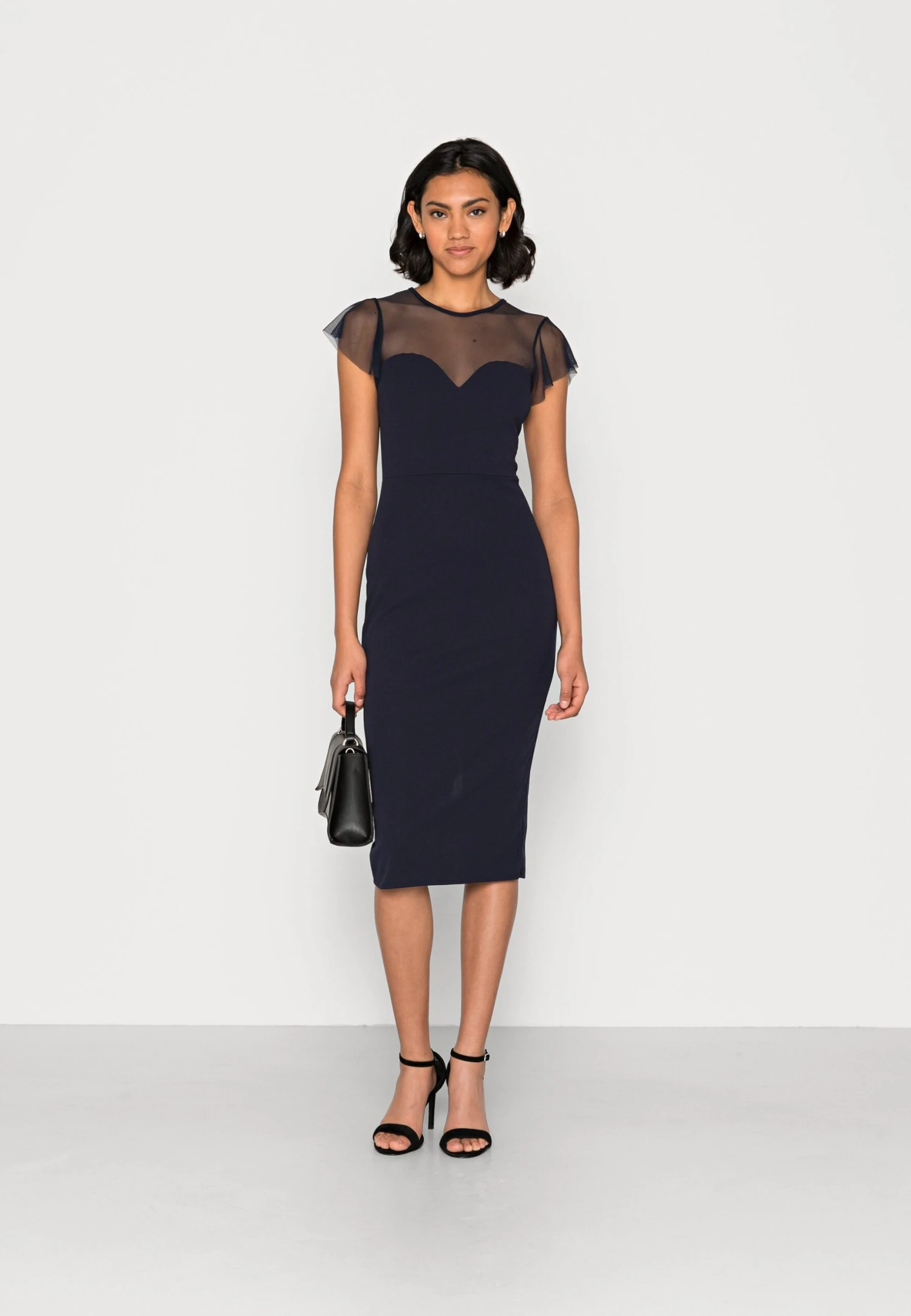 Wal G Dylan Midi Dress - Cocktailjurk - Navy 2 Wal G Dylan Midi Dress - Cocktailjurk - Navy - Afbeelding 2