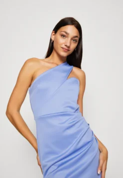 Wal G Rowen One Shoulder Dress - Jerseyjurk - Dusty Blue -Wal G Verkoopwinkel c8d2107af443447d8e4a0c78a98a77c8 scaled