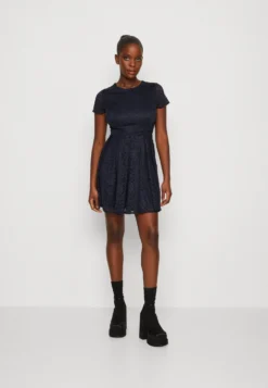 Wal G Leona Skater Dress - Cocktailjurk - Navy Blue