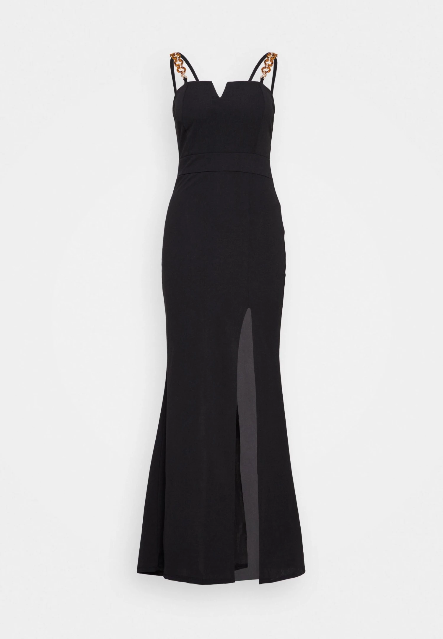 Wal G Rue Chain Maxi - Cocktailjurk - Black 5 Wal G Rue Chain Maxi - Cocktailjurk - Black - Afbeelding 5