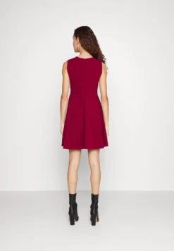 Wal G Accessorie Neck Skater Dress - Cocktailjurk - Wine -Wal G Verkoopwinkel cdc59b55210d407b8a2bcbff9ade809c scaled