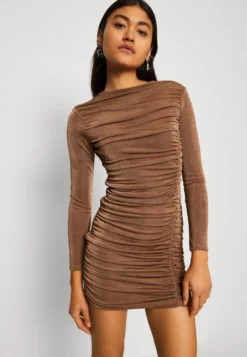 Wal G Ben Rouched Mini - Jerseyjurk - Chocolate 9 Wal G Ben Rouched Mini - Jerseyjurk - Chocolate -Wal G Verkoopwinkel d591088bcb5c4c7681aed88cc8b390aa scaled