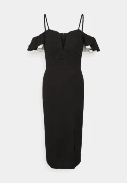 Wal G Simah Frill Midi Dress - Jerseyjurk - Black/White 10 Wal G Simah Frill Midi Dress - Jerseyjurk - Black/White -Wal G Verkoopwinkel d76854ec5b7e4b08beadaaa212536aca scaled