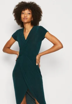 Wal G Wrap Midi Dress - Gebreide Jurk - Forest Green -Wal G Verkoopwinkel d7964df0347b459ebb65b06b6b35c211 scaled