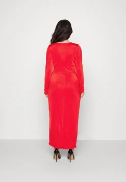 Mag V Neck Midi - Jurk - Red -Wal G Verkoopwinkel da87edfba85e48449315f6fcc0321e66 scaled