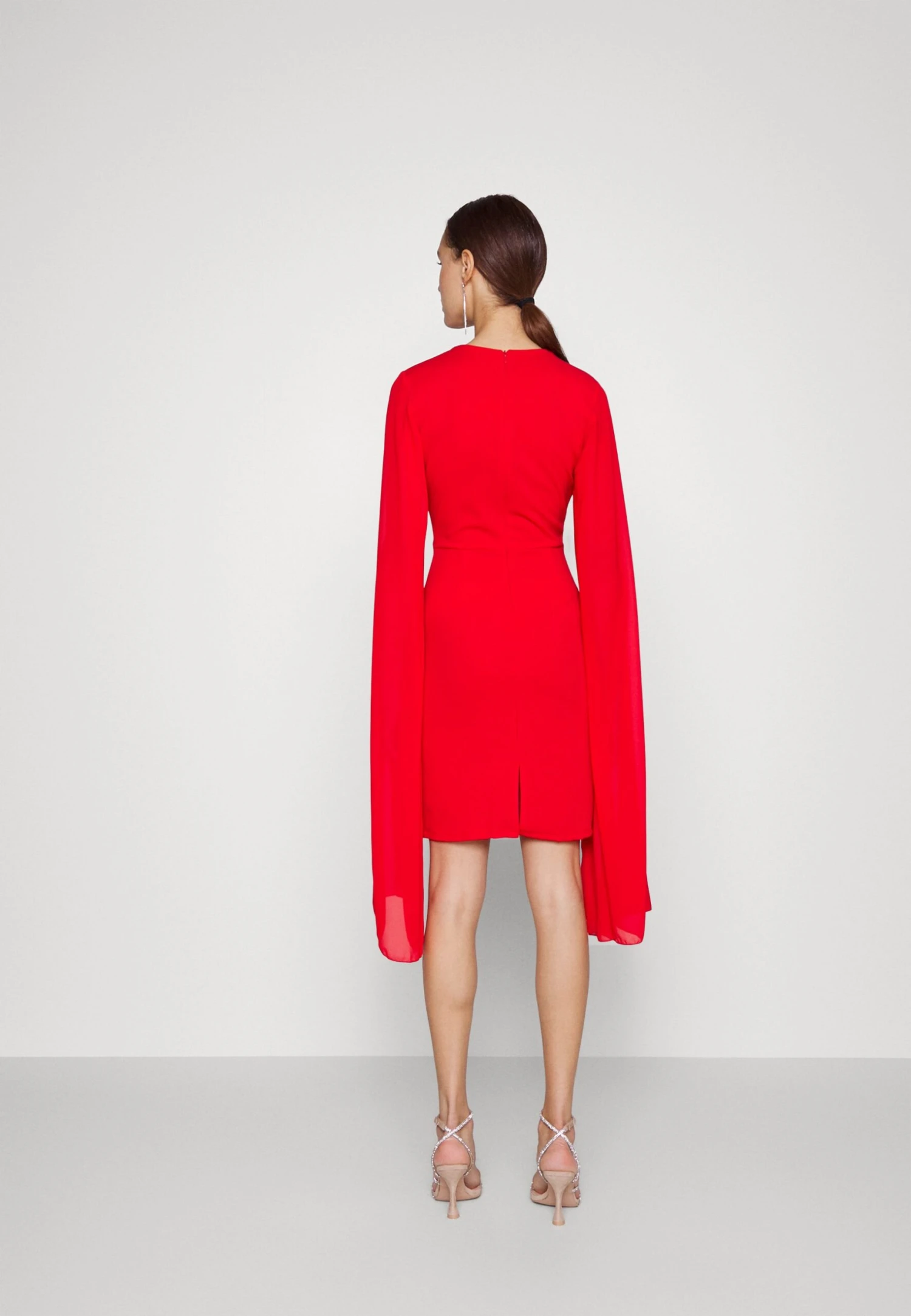 Wal G Holly Sleeve Dress - Cocktailjurk - Red 3 Wal G Holly Sleeve Dress - Cocktailjurk - Red - Afbeelding 3
