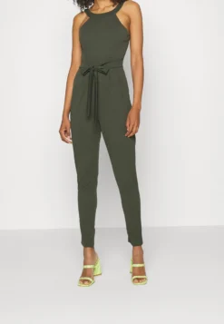 Wal G Jimmy Tie Back - Jumpsuit - Khaki Green