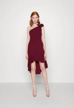 Wal G Indy Cross Neck Maxi - Jerseyjurk - Berry Wine