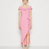 Wal G Ryan Ruffle Midi - Galajurk - Rose Pink
