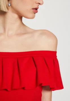 Wal G Alexa Ruffle Skater - Jerseyjurk - Red -Wal G Verkoopwinkel e052b3aaacb84d1a82095528b033f0b2 scaled