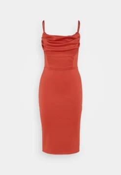 Wal G Jessy Dress - Cocktailjurk - Terracotta -Wal G Verkoopwinkel e1cf890344e2409389b6b6fee7947418 scaled