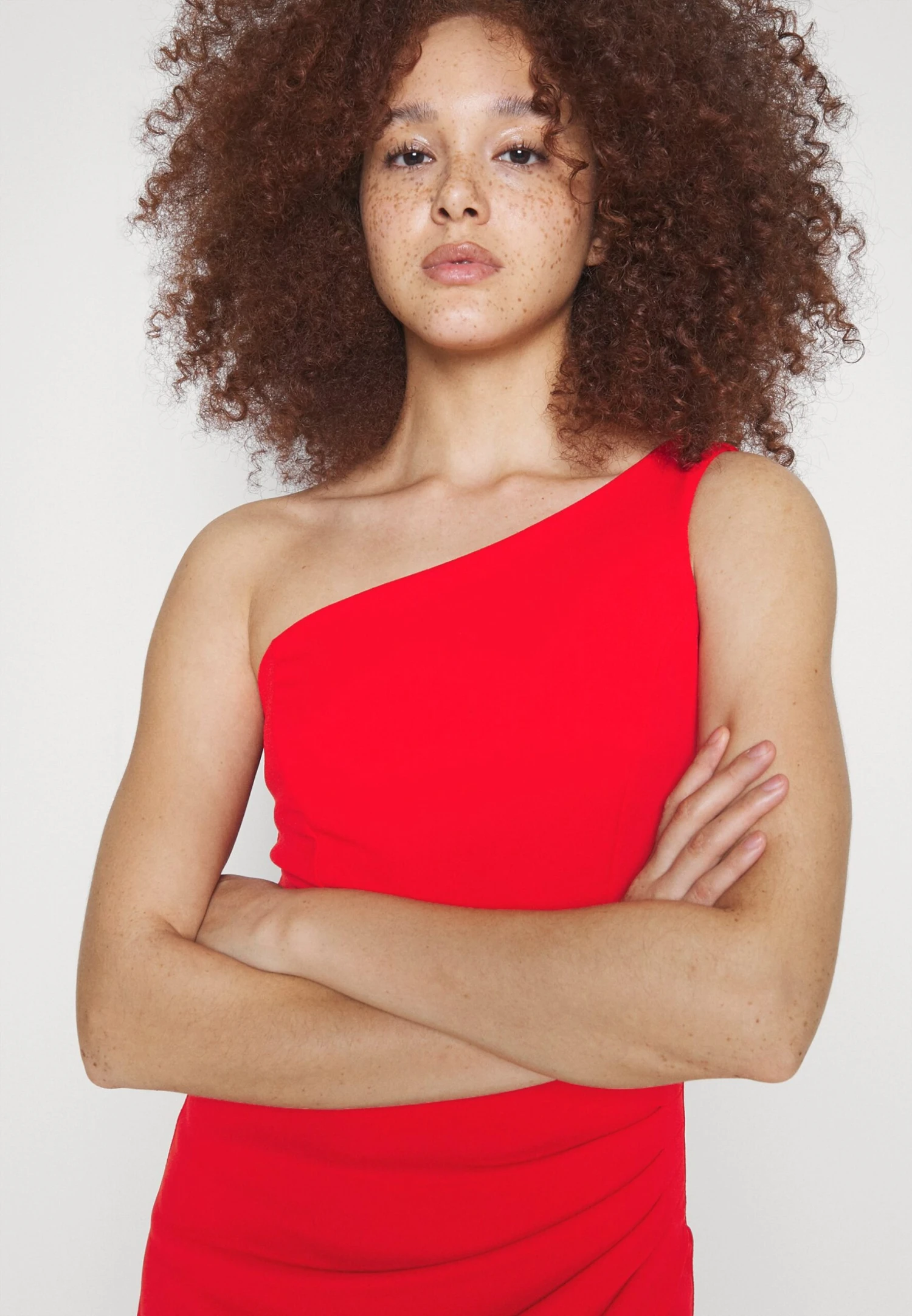 Wal G Dolly Asymmetric Mini - Etui-Jurk - Red 4 Wal G Dolly Asymmetric Mini - Etui-Jurk - Red - Afbeelding 4