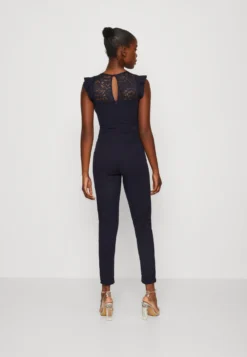 Wal G Ruffle With Back Insert - Jumpsuit - Navy Blue -Wal G Verkoopwinkel e9aee2fa612c4209ba278a397a20ae96 scaled