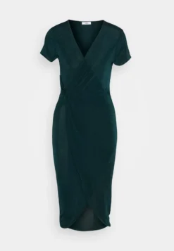 Wal G Wrap Midi Dress - Gebreide Jurk - Forest Green -Wal G Verkoopwinkel eaf2dfe091df42f7938a8d0215477a27 scaled