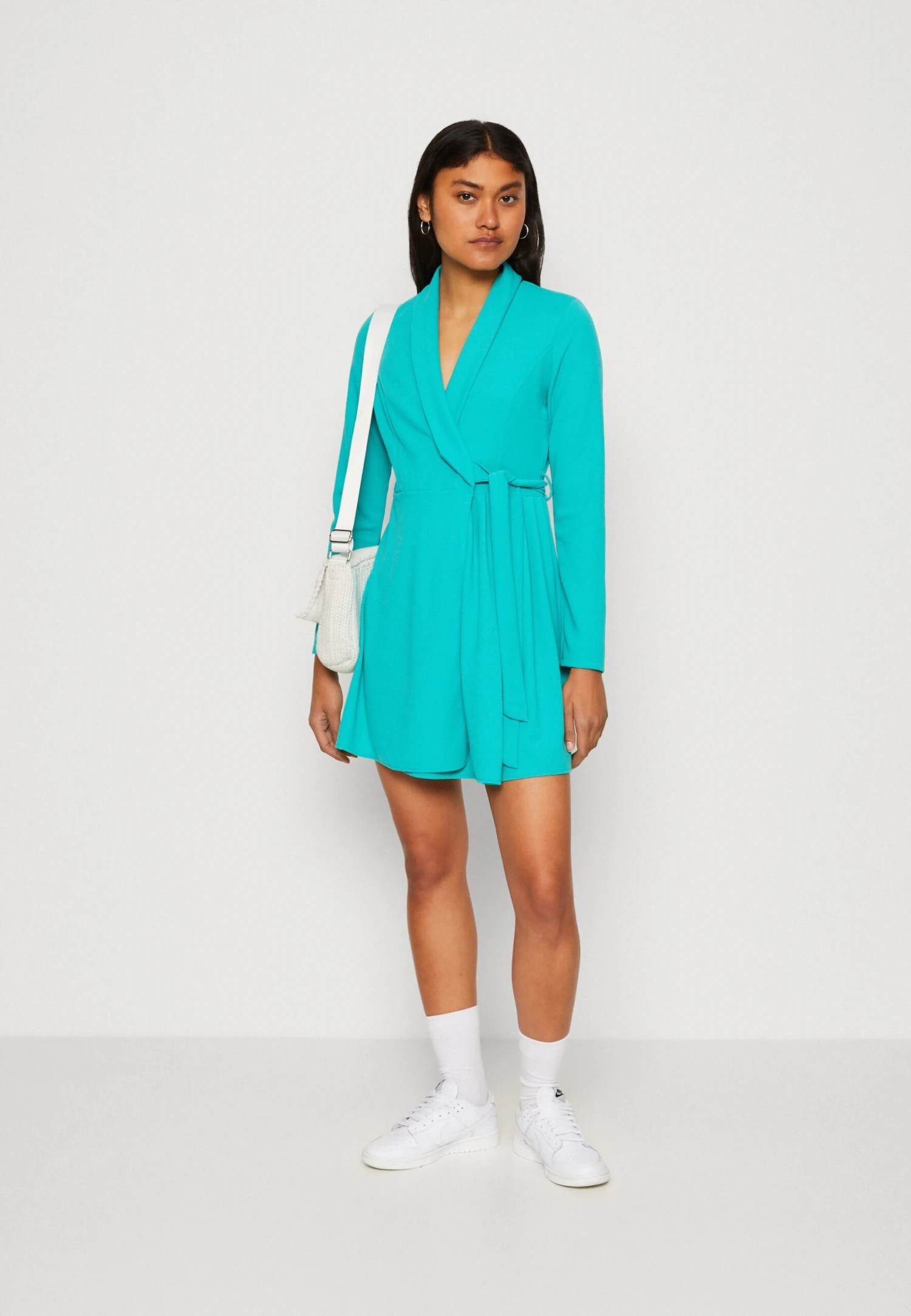 Wal G Pam Wrap Dress - Jerseyjurk - Mint 2 Wal G Pam Wrap Dress - Jerseyjurk - Mint - Afbeelding 2