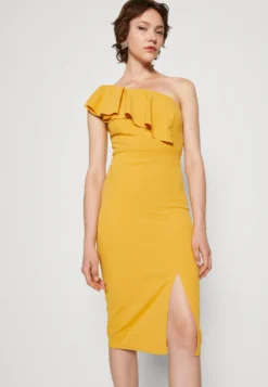 Wal G Andy Ruffle Midi - Cocktailjurk - Mango -Wal G Verkoopwinkel ed64400545dd4f75a8deaaa3d7aad3f3 scaled