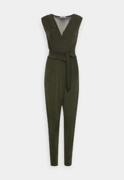 Wal G Wonda V Neck - Jumpsuit - Olive Green