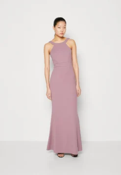Wal G Sacha Frill Dress - Galajurk - Mauve Pink