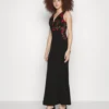 Wal G Embroidered Lace Maxi - Cocktailjurk - Black/Red