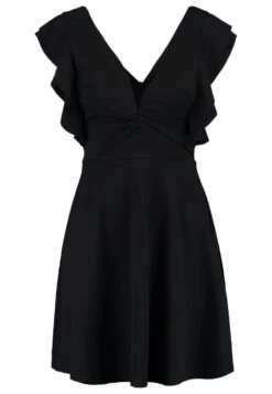 Wal G Lucia V Neck Frill Sleeve Skater Dress - Cocktailjurk - Black 9 Wal G Lucia V Neck Frill Sleeve Skater Dress - Cocktailjurk - Black -Wal G Verkoopwinkel f498431274de44dd9f81d2cacf43880a