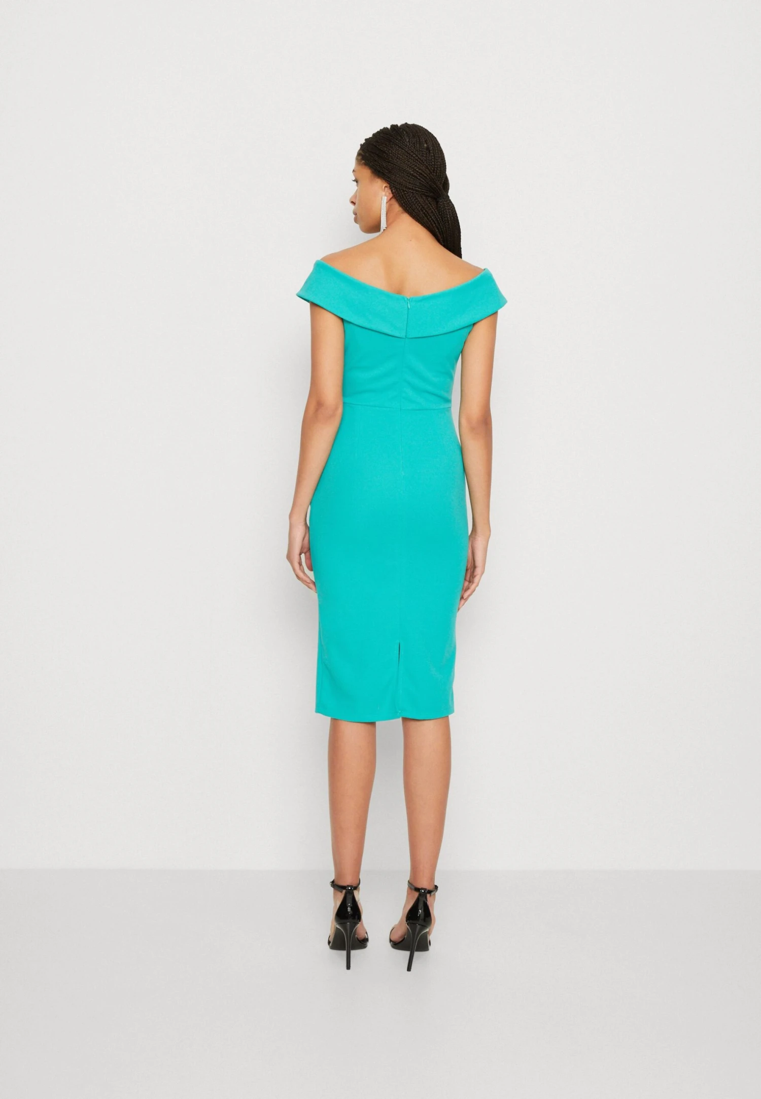 Wal G Zara Midi Dress - Cocktailjurk - Tiffany Blue 3 Wal G Zara Midi Dress - Cocktailjurk - Tiffany Blue - Afbeelding 3