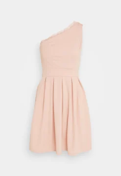 Wal G Vanya One Shoulder Skater Dress - Jerseyjurk - Blush Pink -Wal G Verkoopwinkel f9d40fd7e26644eaa3bac012df628079 scaled