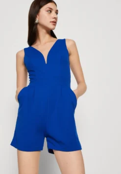 Wal G Cleo V Neck Playlist - Jumpsuit - Electric Blue -Wal G Verkoopwinkel fa28449c95f145e3bf71f3ae01777dea scaled