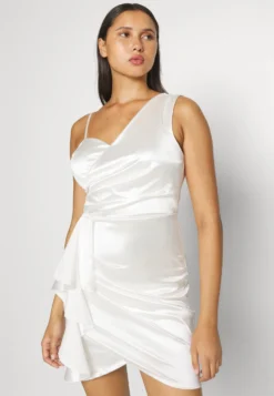 Wal G Tanya Ruffle Mini - Cocktailjurk - White -Wal G Verkoopwinkel fbc1fc12a5674fe0b3cd1d06ecf8789d scaled