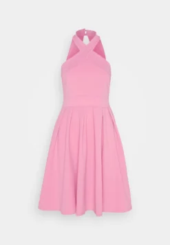 Wal G Nelly Cross Neck Skater - Jerseyjurk - Rose Pink -Wal G Verkoopwinkel fca38df14af54134b5a31eb8c541eabd scaled