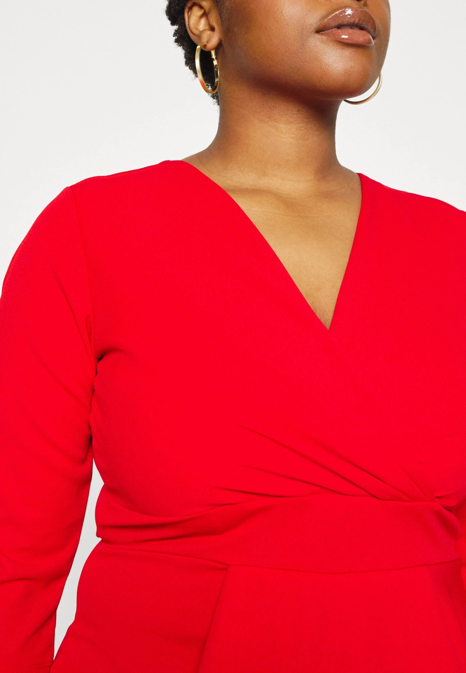 Hossy V Neck Midi - Cocktailjurk - Red 6 Hossy V Neck Midi - Cocktailjurk - Red - Afbeelding 6